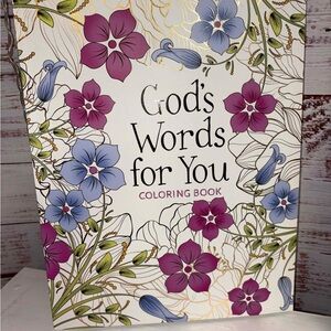 Floral Coloring Book Gods Words for you NEW TO STOCK